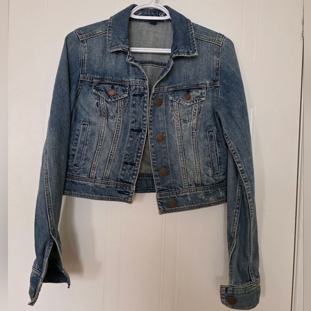 American Eagle Jean Jacket, XSmall, Denim Blue